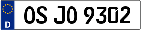 Truck License Plate